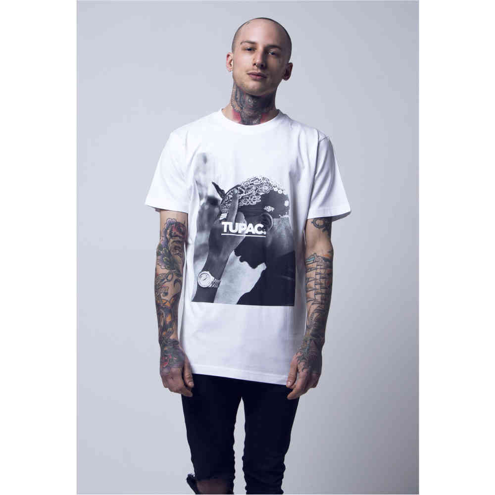 Mister Tee Tupac - 2Pac F*ck The World Heren T-shirt - Wit